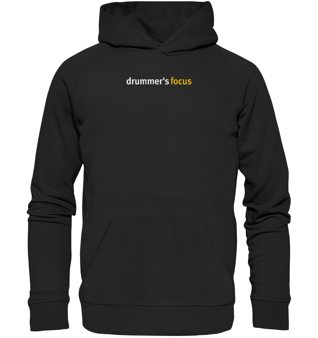 drummer's focus - unisex hoodie | black