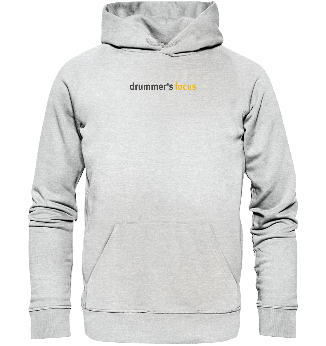 drummer's focus - unisex hoodie | grey