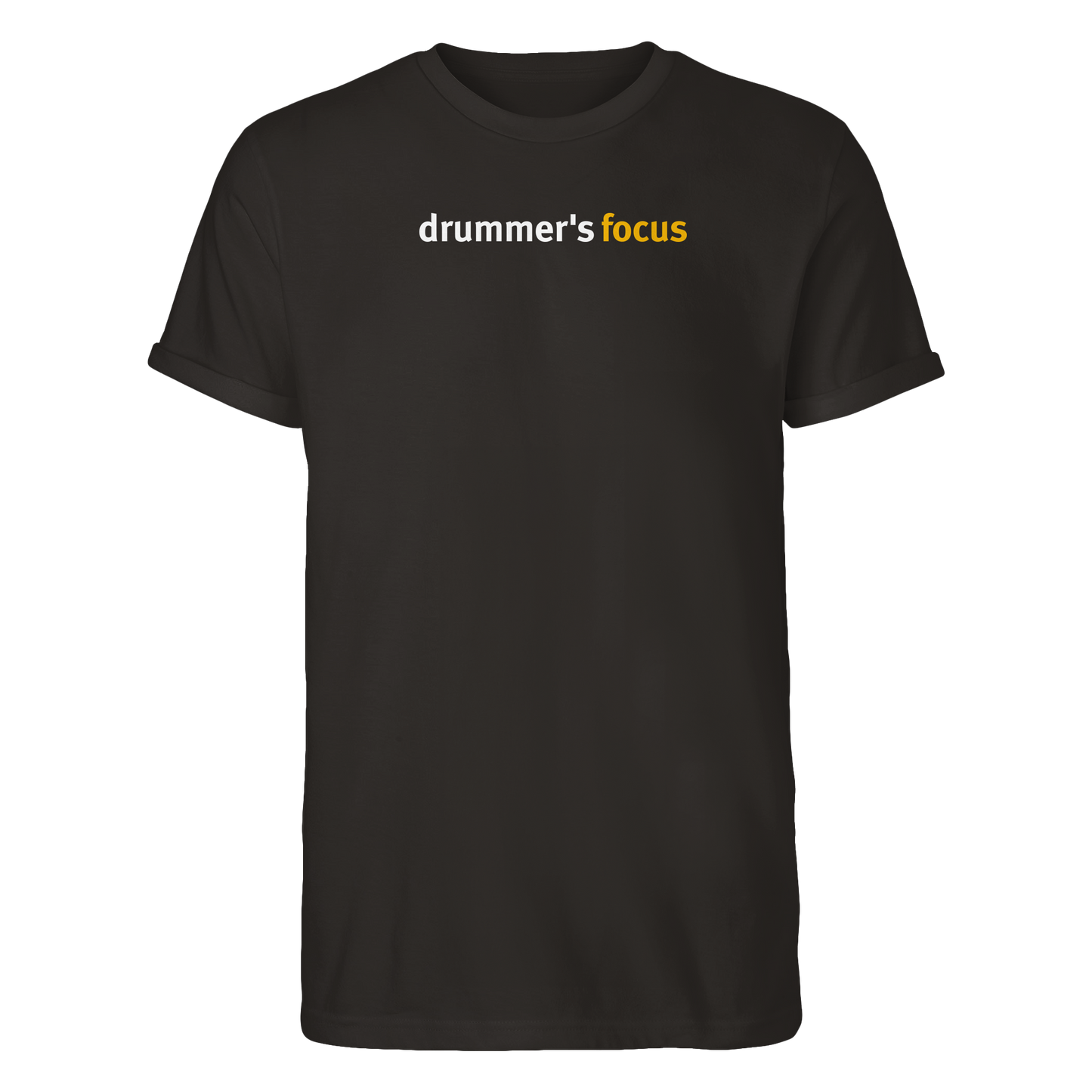 drummer's focus - roll-up shirt | black