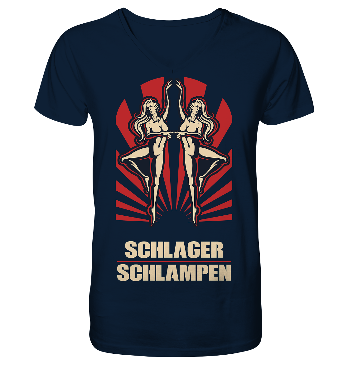 SchlagerSchlampen -> girls - v-neck shirt | various colors