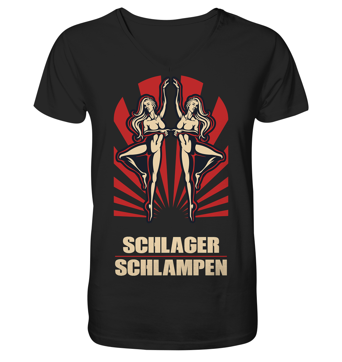 SchlagerSchlampen -> girls - v-neck shirt | various colors